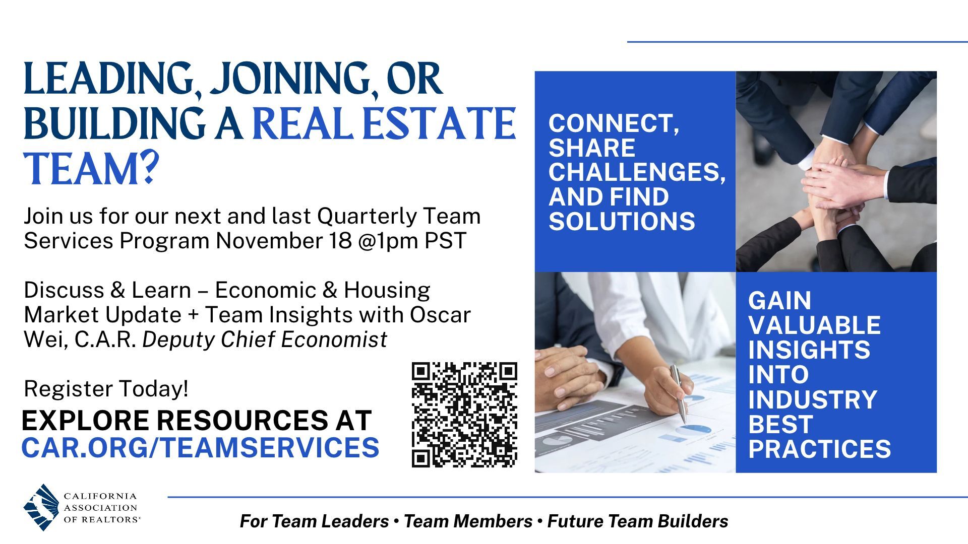 Team Services Town Hall graphic
